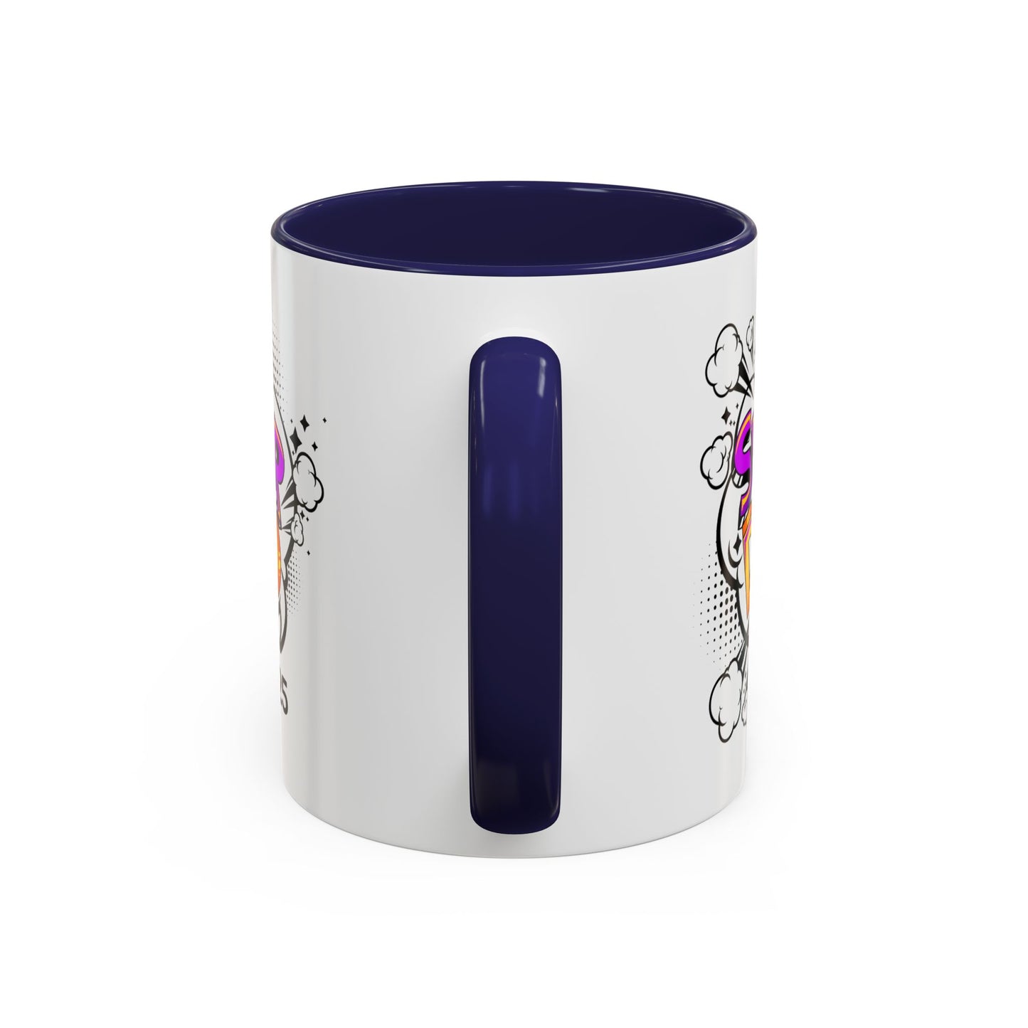 Super Dad Accent Coffee Mug - Fun Gift for Father's Day, Birthday, Coffee Lovers, Personalized Mug, Unique Kitchen Decor