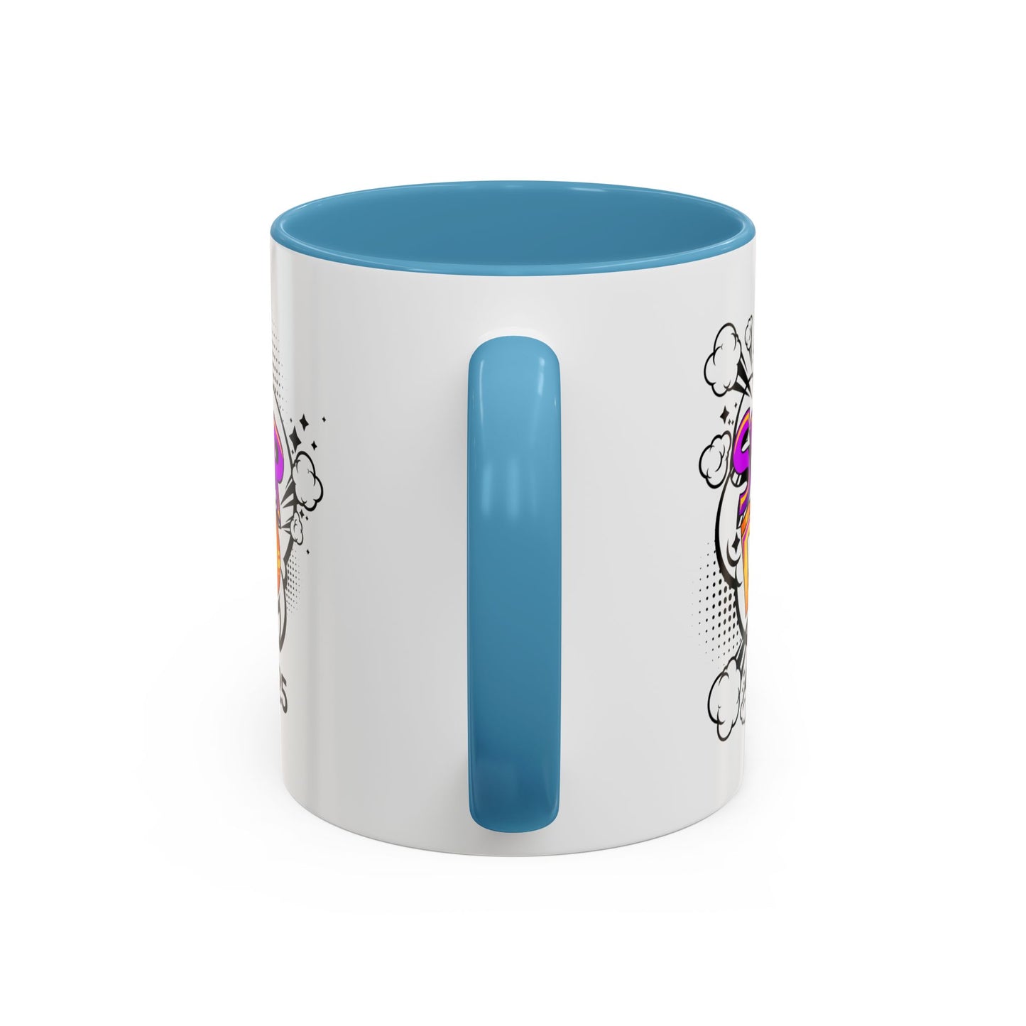 Super Dad Accent Coffee Mug - Fun Gift for Father's Day, Birthday, Coffee Lovers, Personalized Mug, Unique Kitchen Decor