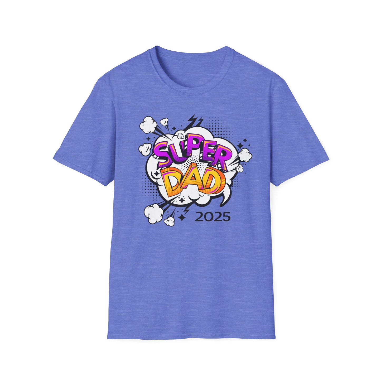 Super Dad 2025 T-Shirt, Fun Father's Day Gift, Unisex Softstyle Tee, Dad Humor Shirt, Birthday Present for Dad
