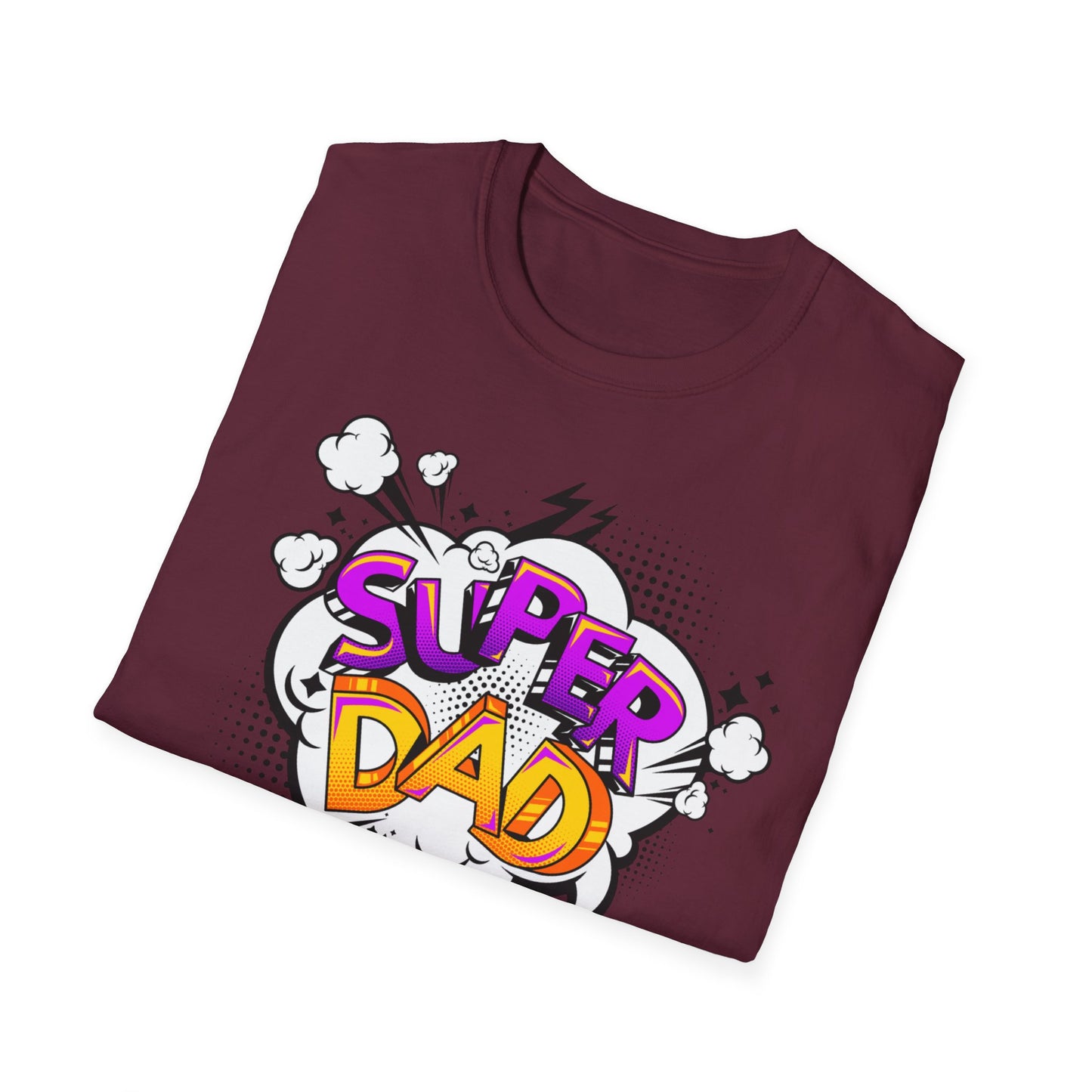 Super Dad 2025 T-Shirt, Fun Father's Day Gift, Unisex Softstyle Tee, Dad Humor Shirt, Birthday Present for Dad