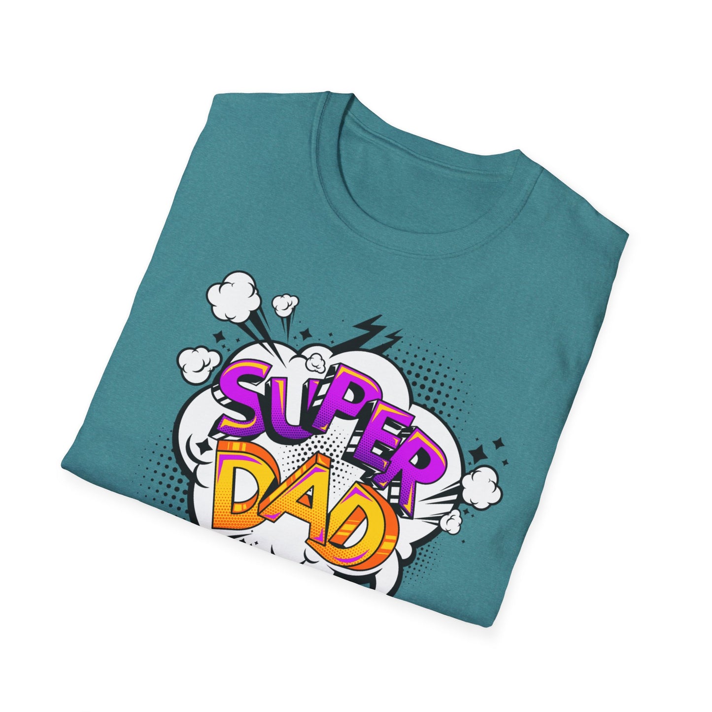 Super Dad 2025 T-Shirt, Fun Father's Day Gift, Unisex Softstyle Tee, Dad Humor Shirt, Birthday Present for Dad