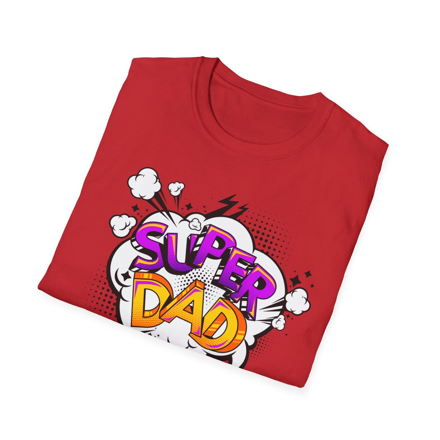Super Dad 2025 T-Shirt, Fun Father's Day Gift, Unisex Softstyle Tee, Dad Humor Shirt, Birthday Present for Dad