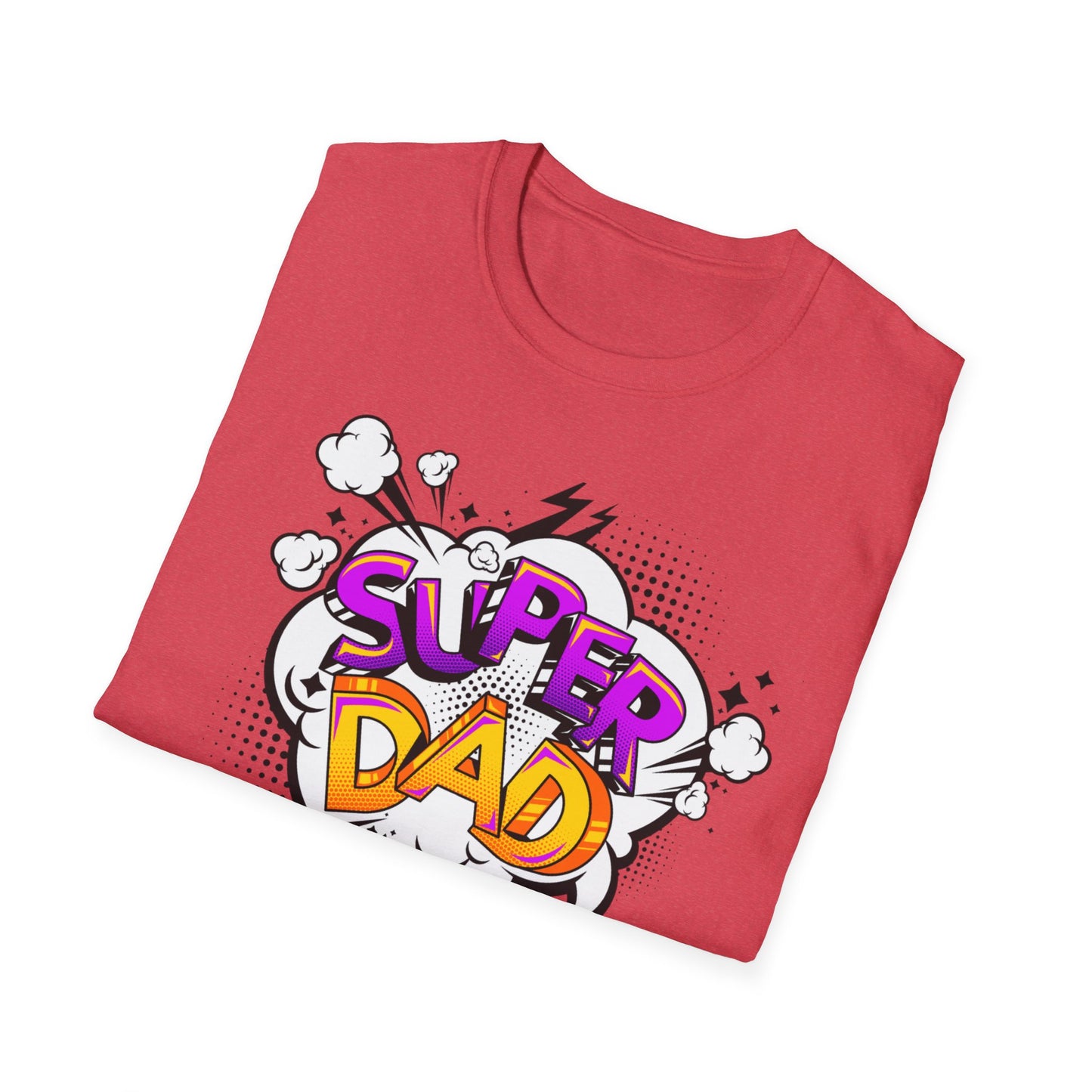 Super Dad 2025 T-Shirt, Fun Father's Day Gift, Unisex Softstyle Tee, Dad Humor Shirt, Birthday Present for Dad