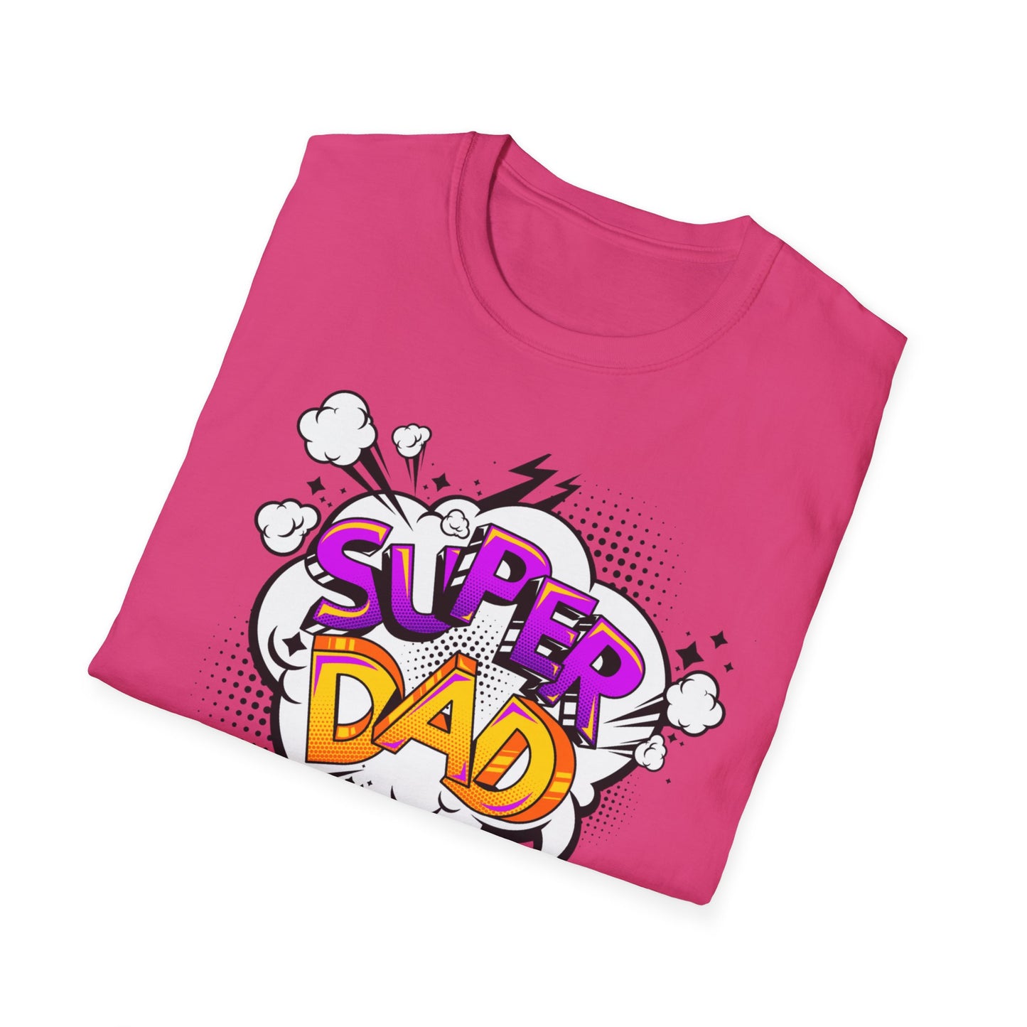 Super Dad 2025 T-Shirt, Fun Father's Day Gift, Unisex Softstyle Tee, Dad Humor Shirt, Birthday Present for Dad