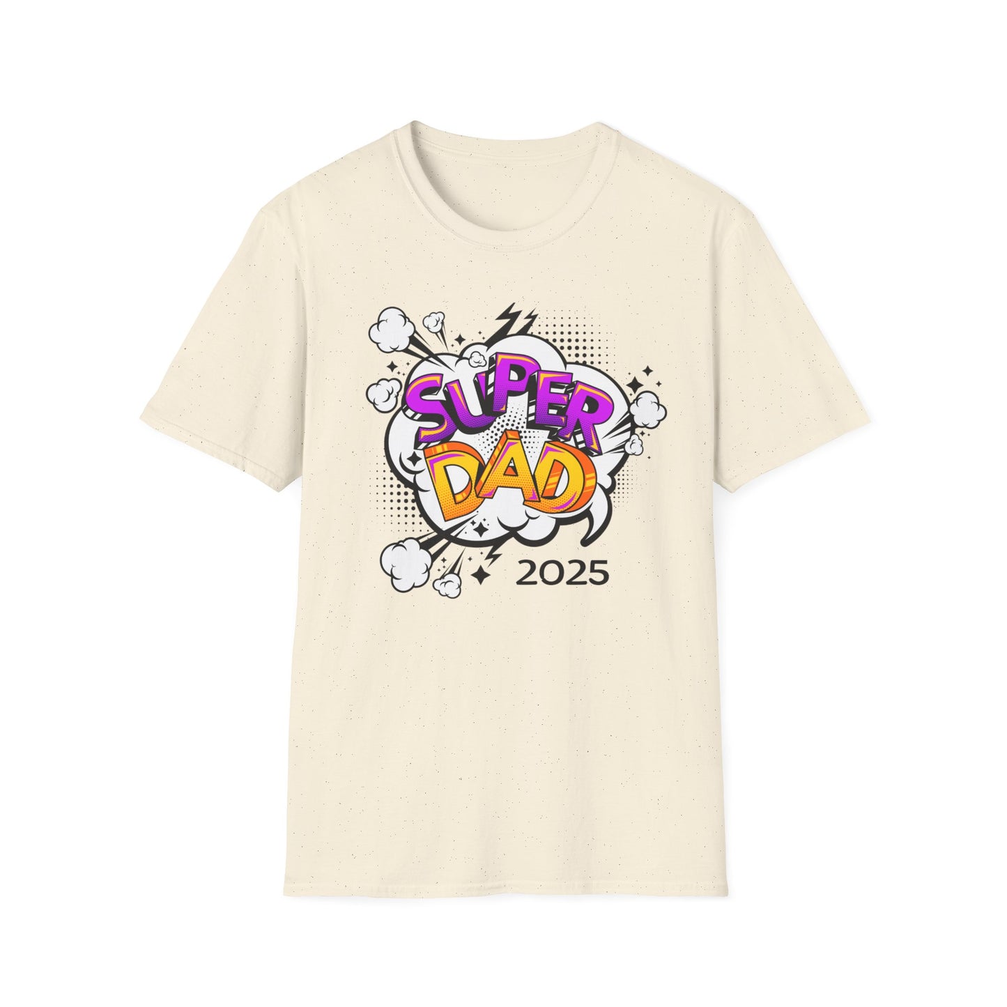 Super Dad 2025 T-Shirt, Fun Father's Day Gift, Unisex Softstyle Tee, Dad Humor Shirt, Birthday Present for Dad