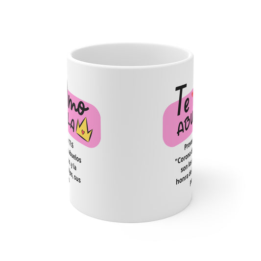 Heartfelt Grandma Mug, Gift for Grandmother, Special Mother's Day, Thoughtful Gift for Grandparents, Family Keepsake, Ceramic Coffee Cup