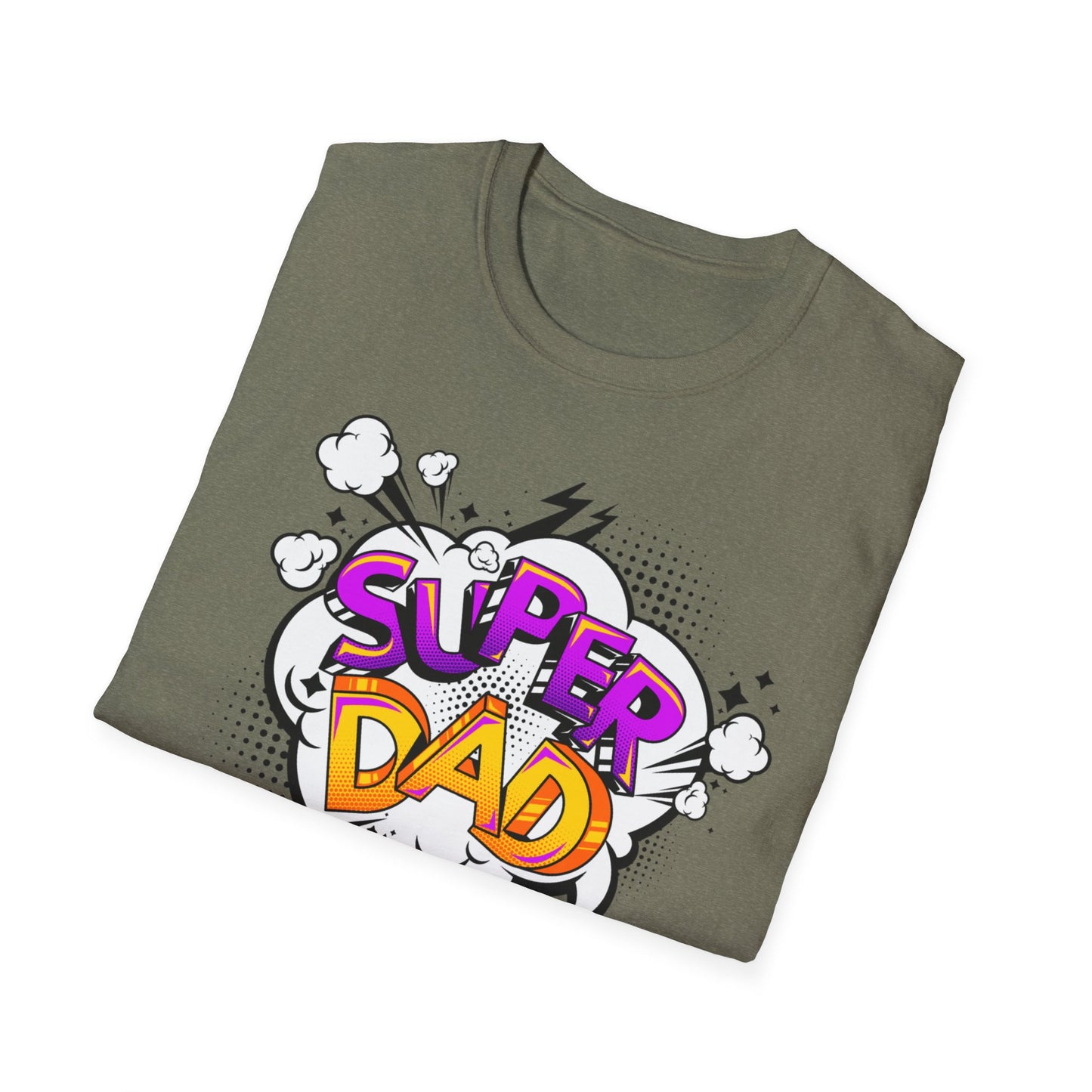 Super Dad 2025 T-Shirt, Fun Father's Day Gift, Unisex Softstyle Tee, Dad Humor Shirt, Birthday Present for Dad