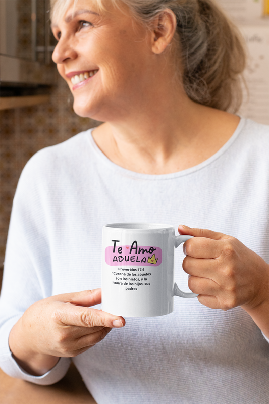 Heartfelt Grandma Mug, Gift for Grandmother, Special Mother's Day, Thoughtful Gift for Grandparents, Family Keepsake, Ceramic Coffee Cup