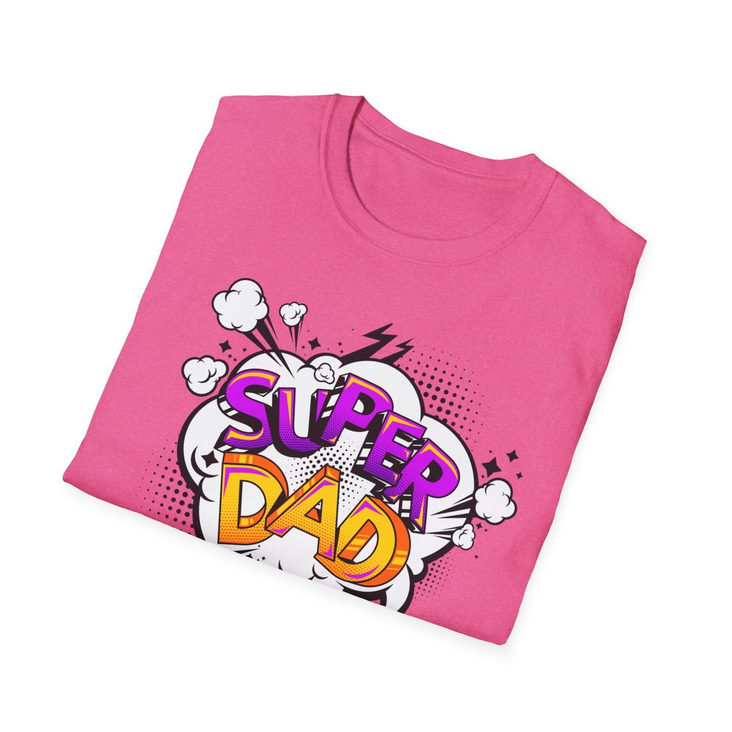 Super Dad 2025 T-Shirt, Fun Father's Day Gift, Unisex Softstyle Tee, Dad Humor Shirt, Birthday Present for Dad