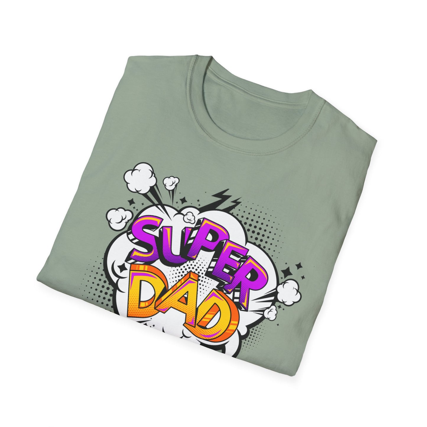 Super Dad 2025 T-Shirt, Fun Father's Day Gift, Unisex Softstyle Tee, Dad Humor Shirt, Birthday Present for Dad