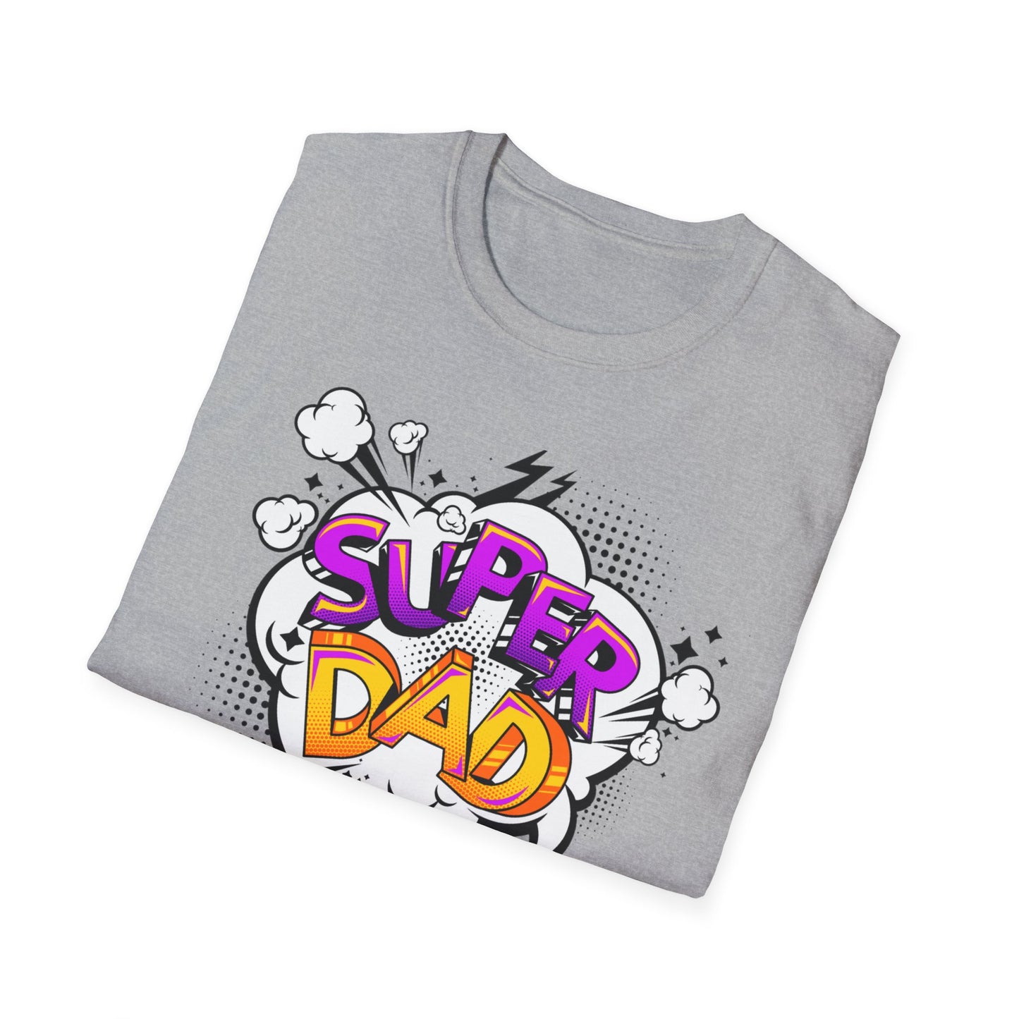 Super Dad 2025 T-Shirt, Fun Father's Day Gift, Unisex Softstyle Tee, Dad Humor Shirt, Birthday Present for Dad
