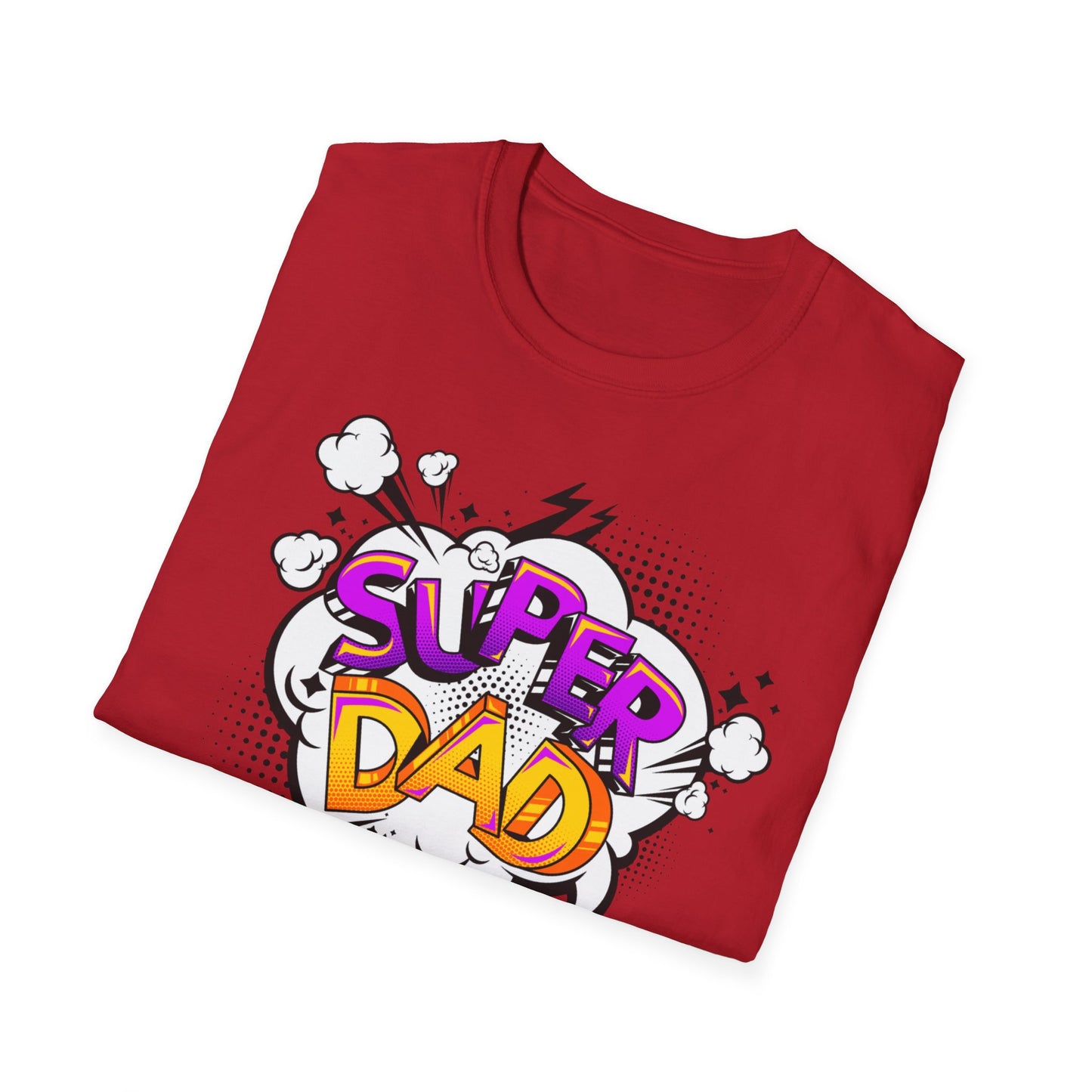 Super Dad 2025 T-Shirt, Fun Father's Day Gift, Unisex Softstyle Tee, Dad Humor Shirt, Birthday Present for Dad