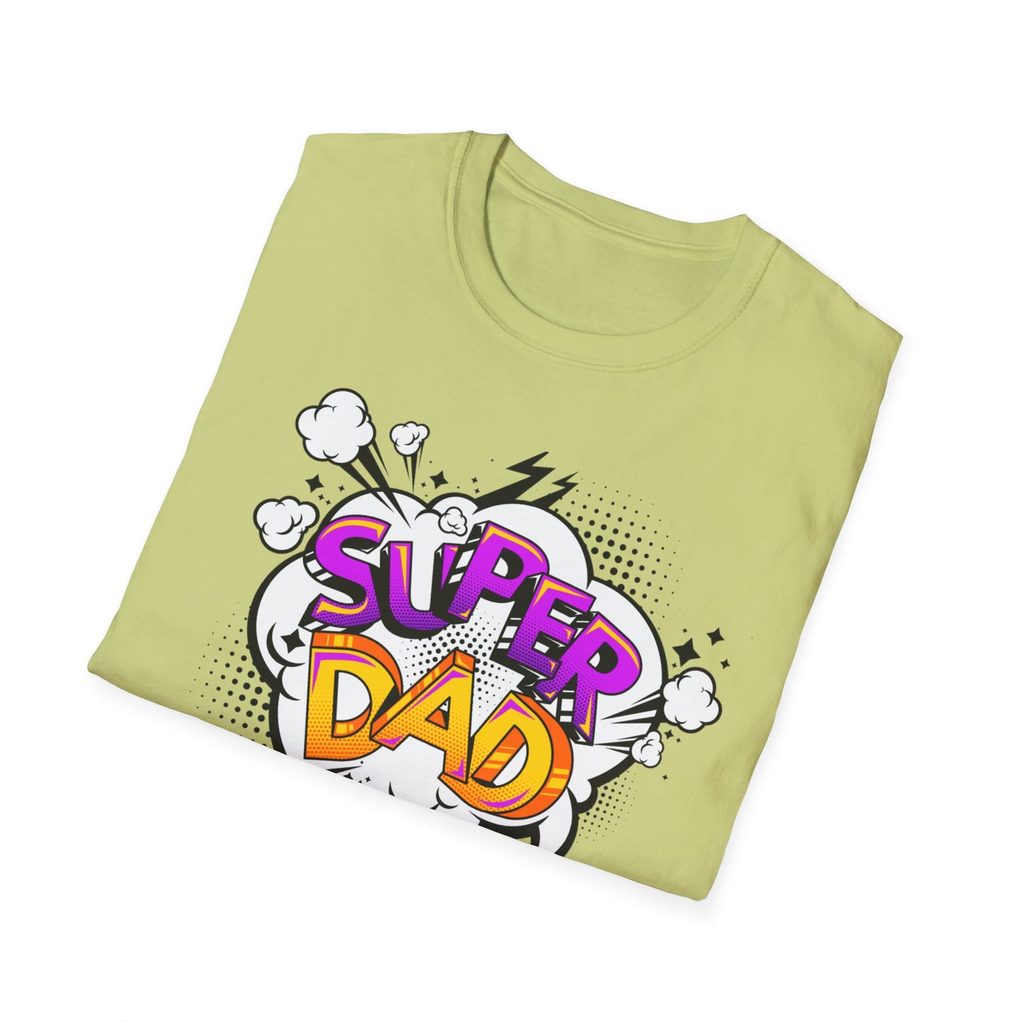 Super Dad 2025 T-Shirt, Fun Father's Day Gift, Unisex Softstyle Tee, Dad Humor Shirt, Birthday Present for Dad