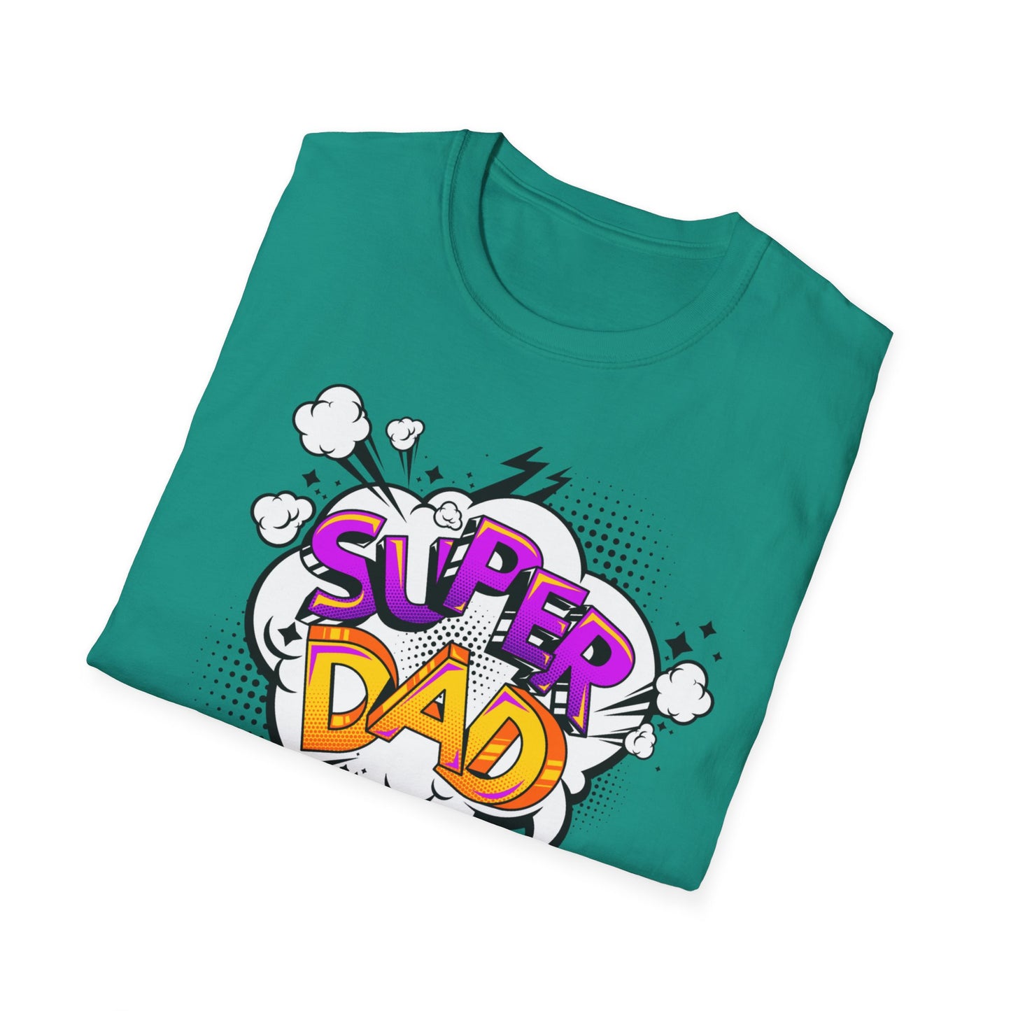 Super Dad 2025 T-Shirt, Fun Father's Day Gift, Unisex Softstyle Tee, Dad Humor Shirt, Birthday Present for Dad