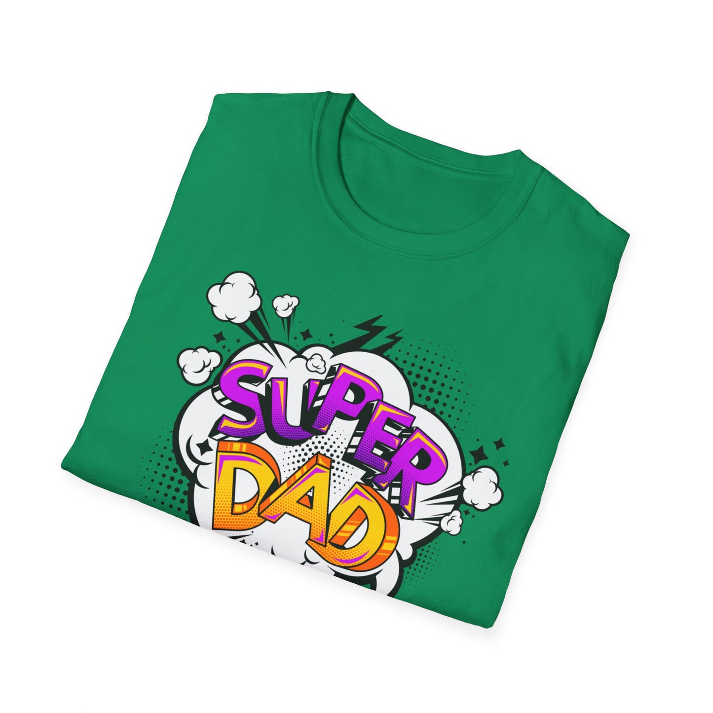 Super Dad 2025 T-Shirt, Fun Father's Day Gift, Unisex Softstyle Tee, Dad Humor Shirt, Birthday Present for Dad