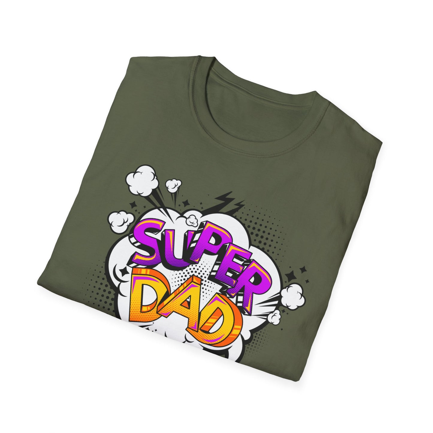 Super Dad 2025 T-Shirt, Fun Father's Day Gift, Unisex Softstyle Tee, Dad Humor Shirt, Birthday Present for Dad