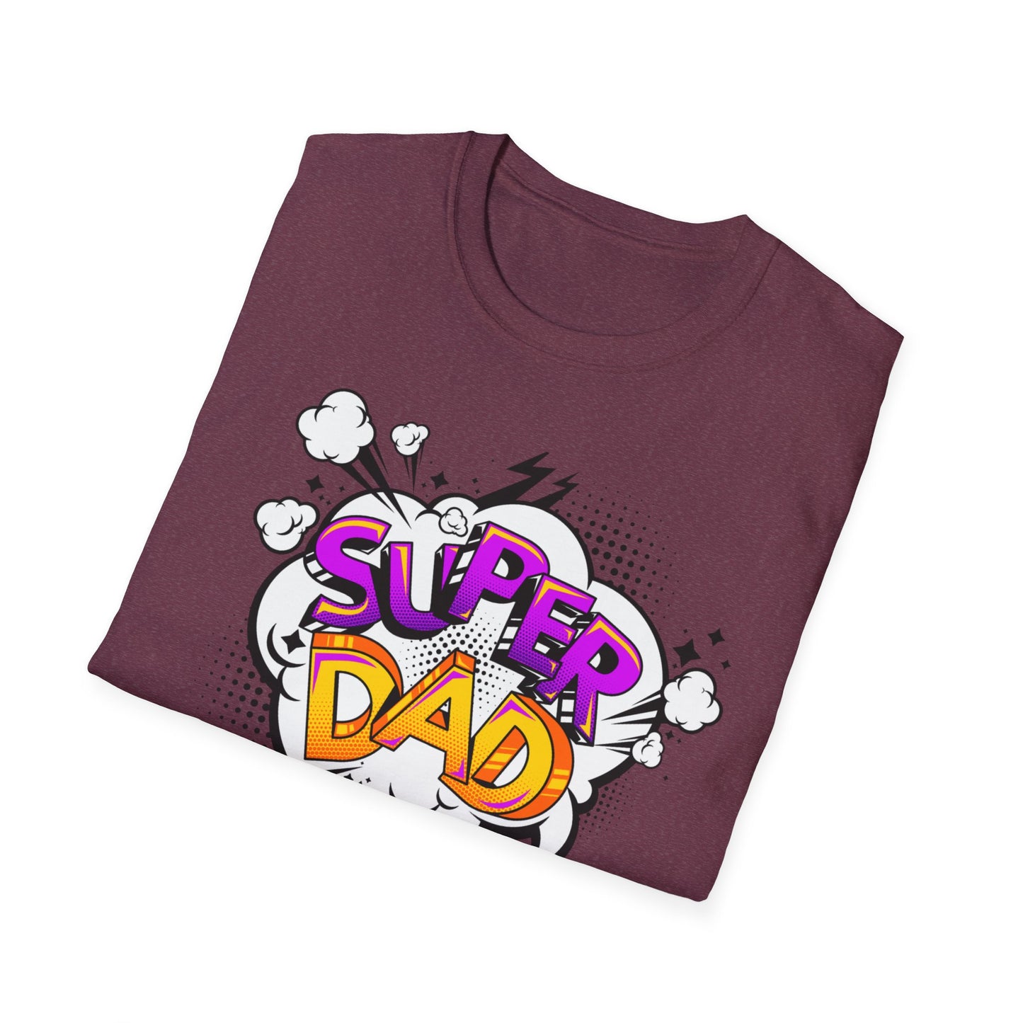 Super Dad 2025 T-Shirt, Fun Father's Day Gift, Unisex Softstyle Tee, Dad Humor Shirt, Birthday Present for Dad